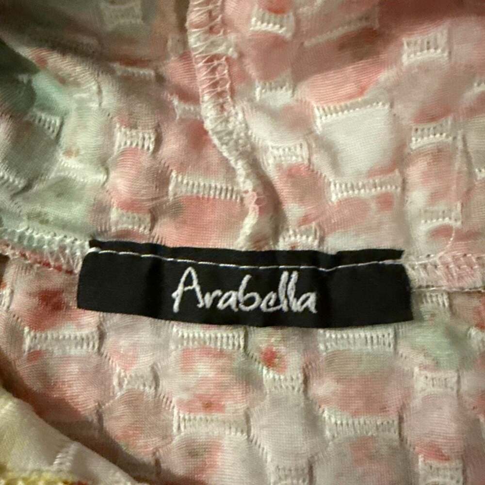 Arabella Women's Abstract Boho Pattern Hoodie with Textured Crinkle Fabric - Picture 3 of 7